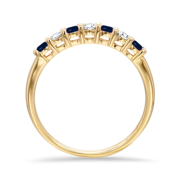 18ct Australian Sapphire and Diamond Aura Celebration Ring