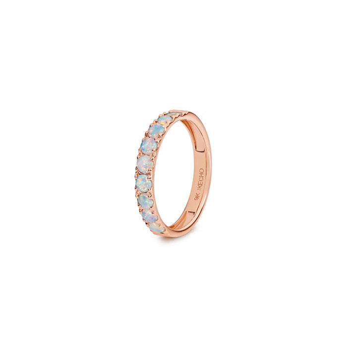 IKECHO The Milky Way Stacking Ring in 9ct Rose Gold