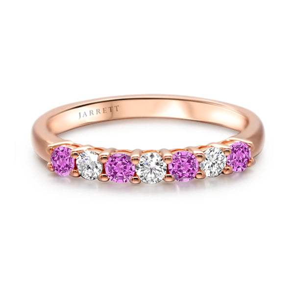 18ct Pink Sapphire and Diamond Aura Celebration Ring