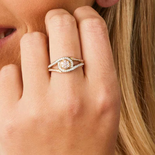 BLUSH Haley Argyle Pink Diamond Ring