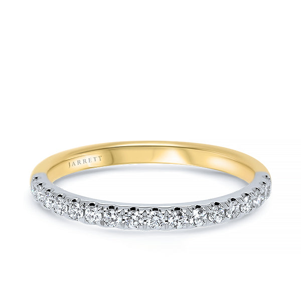 18ct 0.25ct Cut-Claw Diamond Band
