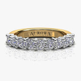 18ct Aurora®-Cut 1.00ct Diamond Band