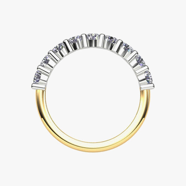 18ct Aurora®-Cut 1.00ct Diamond Band