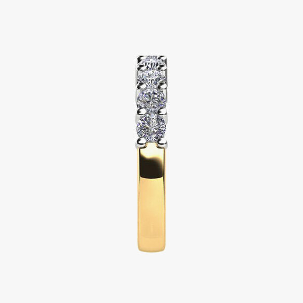 18ct Aurora®-Cut 1.00ct Diamond Band
