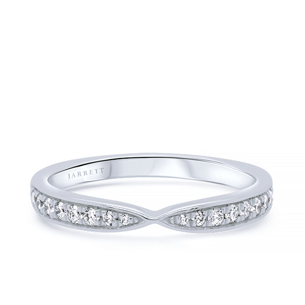 18ct 18-Diamond Pinch-Pave Band