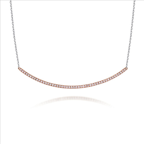 BLUSH Ryder Argyle Pink Diamond Necklace