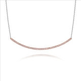 BLUSH Ryder Argyle Pink Diamond Necklace