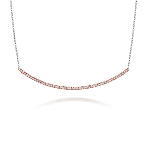 BLUSH Ryder Argyle Pink Diamond Necklace