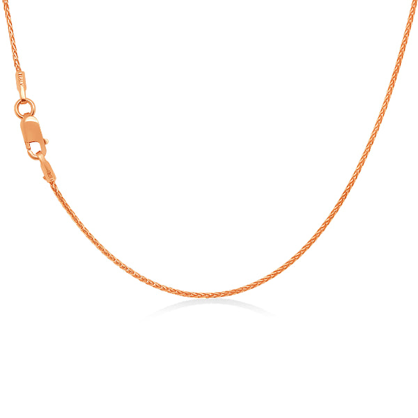 Light Wheat-link Chain in 9ct Rose Gold