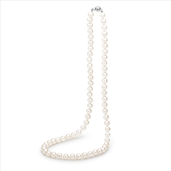 IKECHO 6-6.5mm Round Freshwater Pearl Necklace 45cm