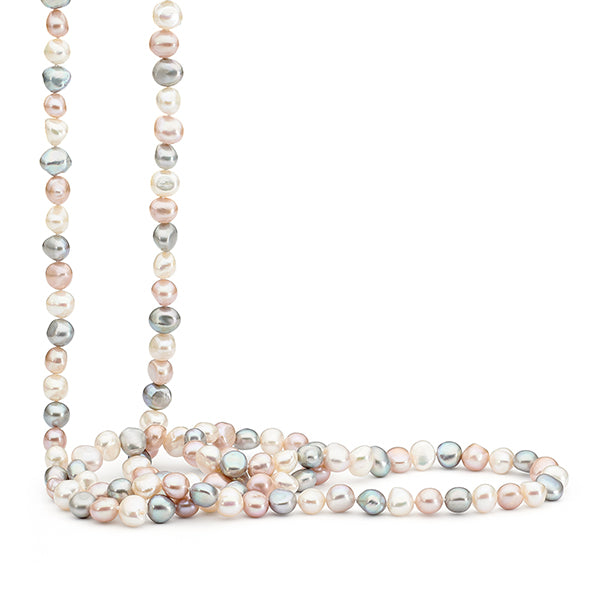 IKECHO Pastel 9.5-10.5mm The Oyster Shell Necklace 120cm