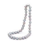 Ikecho Moonrise Dyed Grey Freshwater Pearl Necklace