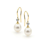 Ikecho The Golden Hour Freshwater Pearl Earrings