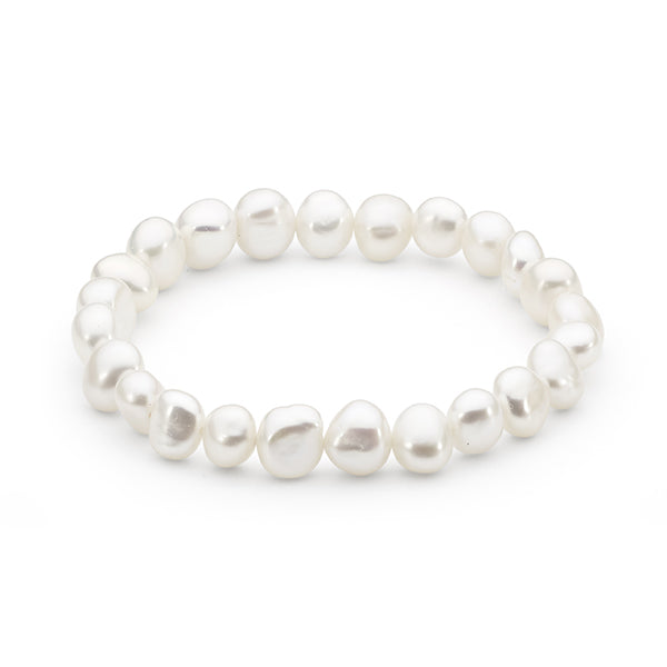 IKECHO The Audrey White Freshwater Pearl Bracelet