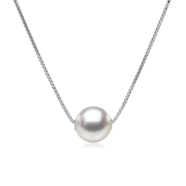 18ct Sliding Akoya Pearl Necklace