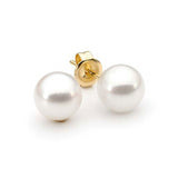 IKECHO The Akoya Studs in 18ct Yellow Gold