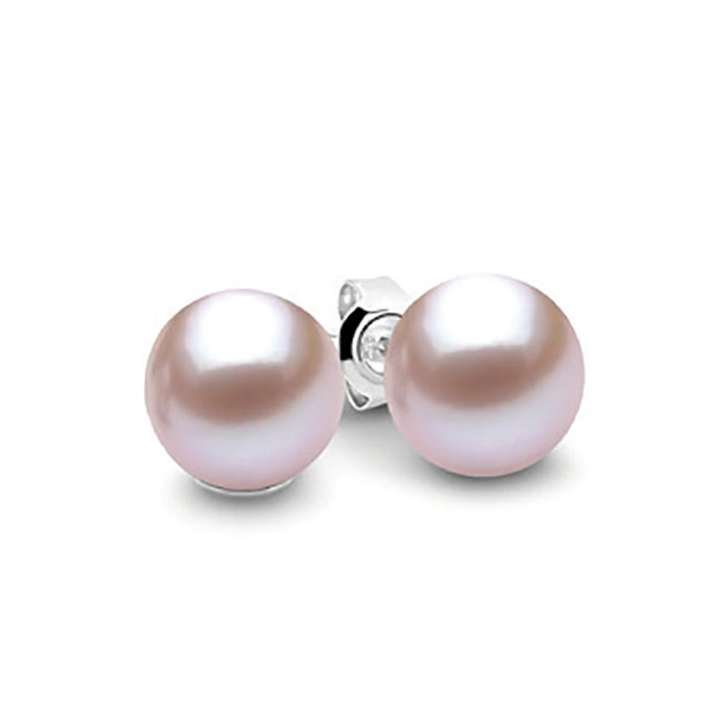 IKECHO Pink Freshwater Pearl The Mimi Studs