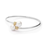 Ikecho Toi et Moi Freshwater Pearl Bangle