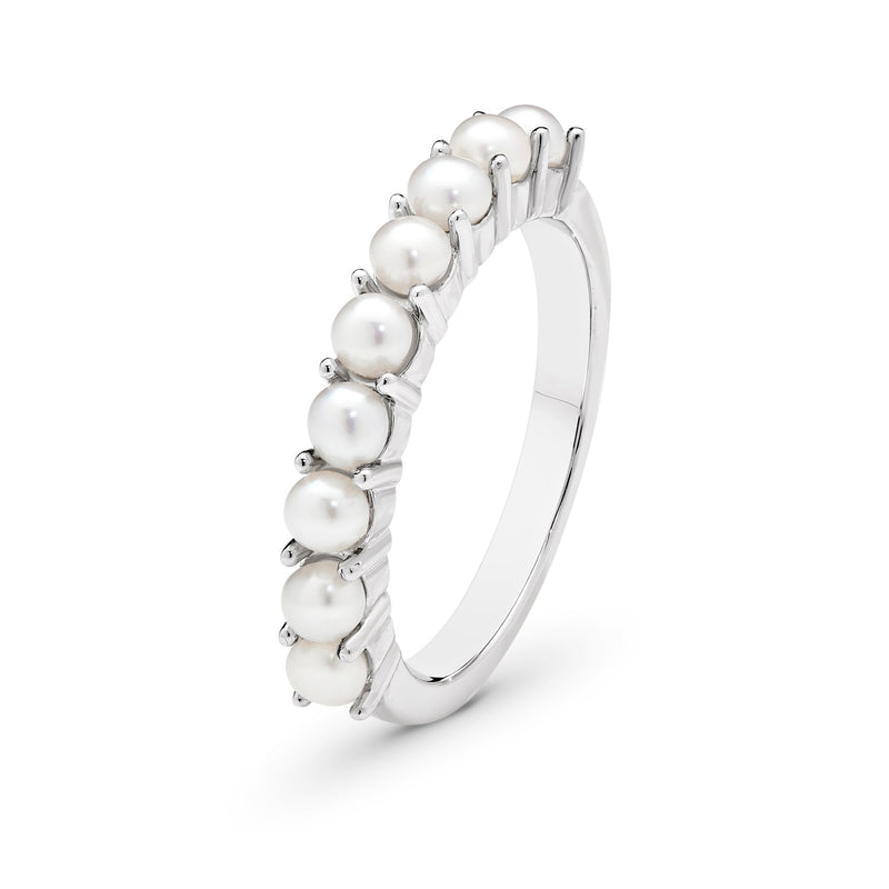 Ikecho Minimoon Freshwater Pearl Ring