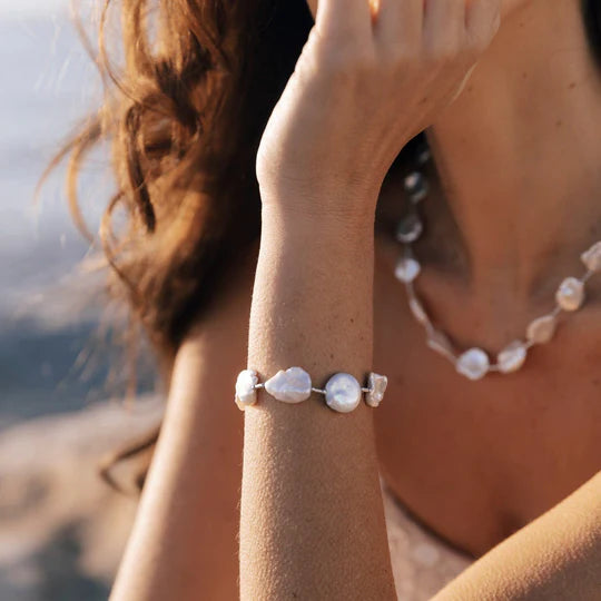 Ikecho The Eloise Freshwater Pearl Bracelet