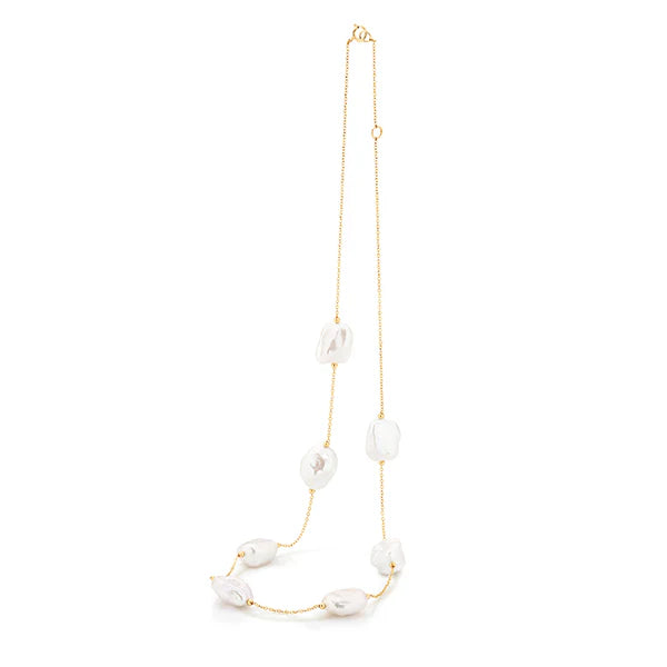 Ikecho Juliette Freshwater Pearl Necklace in 14ct Gold