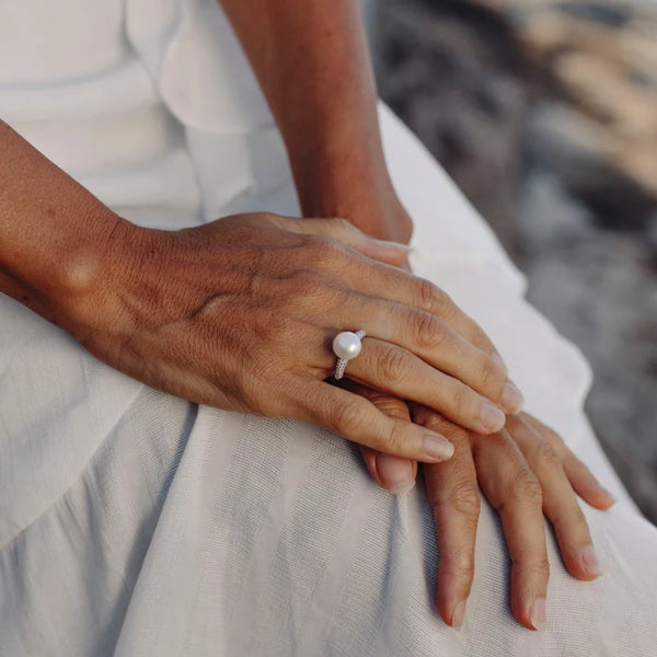 Ikecho Josephine Freshwater Pearl Ring