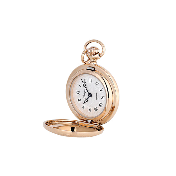 CLASSIQUE Rose Gold-Plated 30mm Pendant Watch with Chain