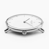 NORDGREEN Native 36mm Silver White Dial Wristwatch