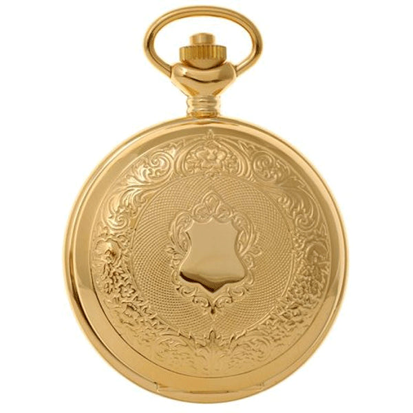 CLASSIQUE Gold-Plated Swiss Quartz Pocketwatch