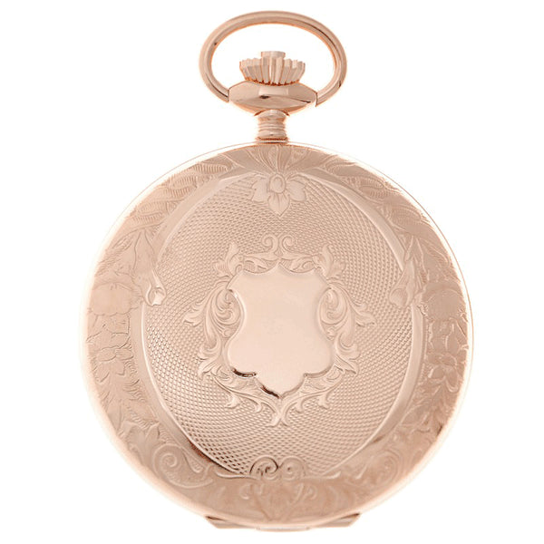 CLASSIQUE Rose Gold-Plated Swiss Quartz Pocketwatch