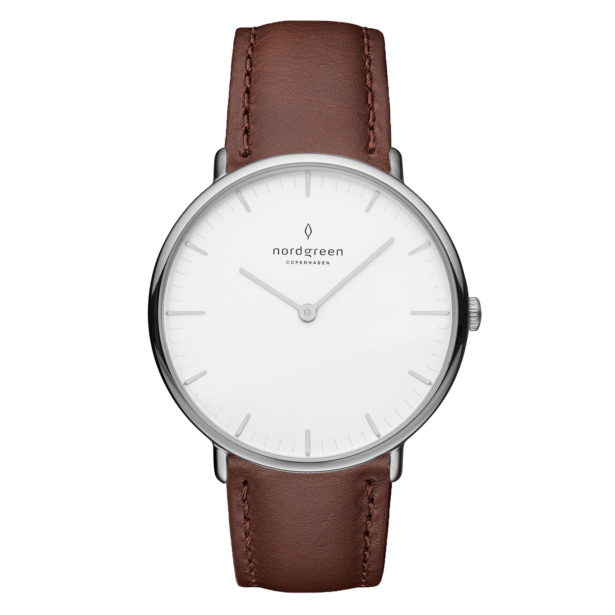 NORDGREEN Native 40mm Silver White Wristwatch