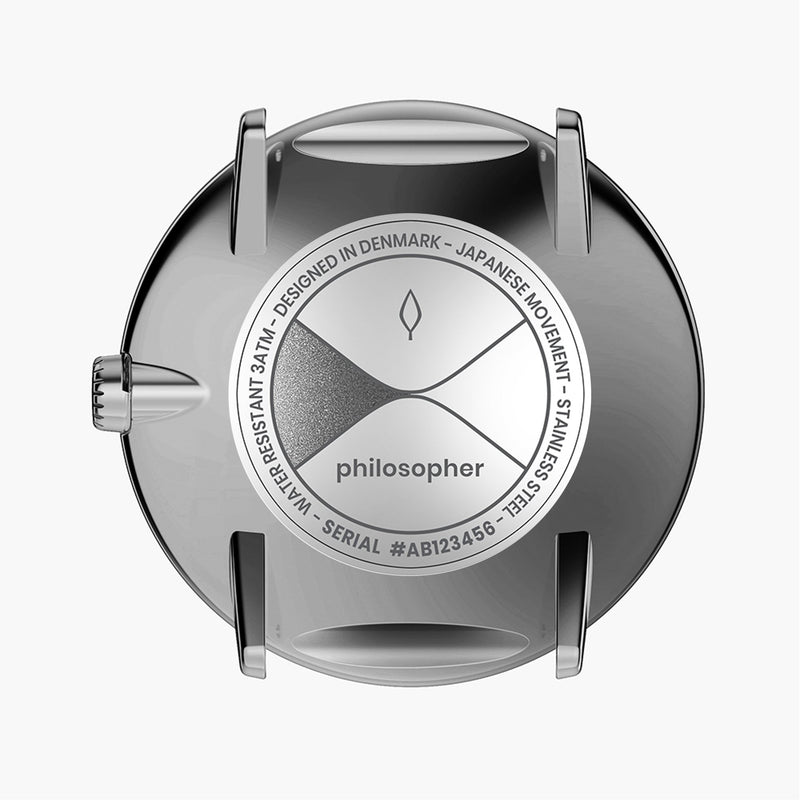 NORDGREEN Philosopher 40mm Silver White Wristwatch