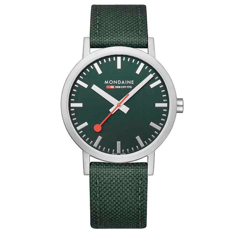 MONDAINE Forest Green Classic Watch