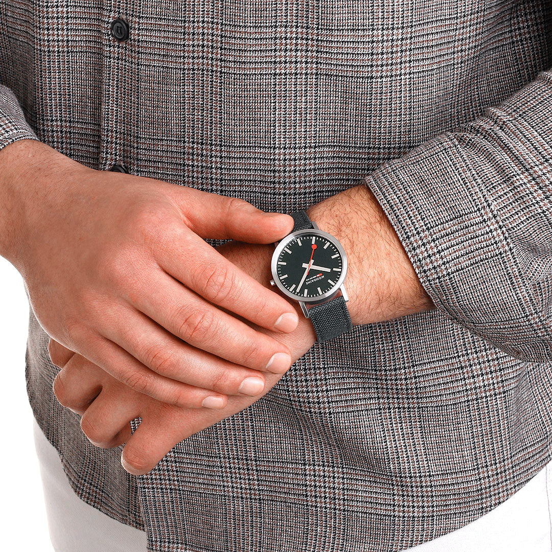 MONDAINE Forest Green Classic Watch