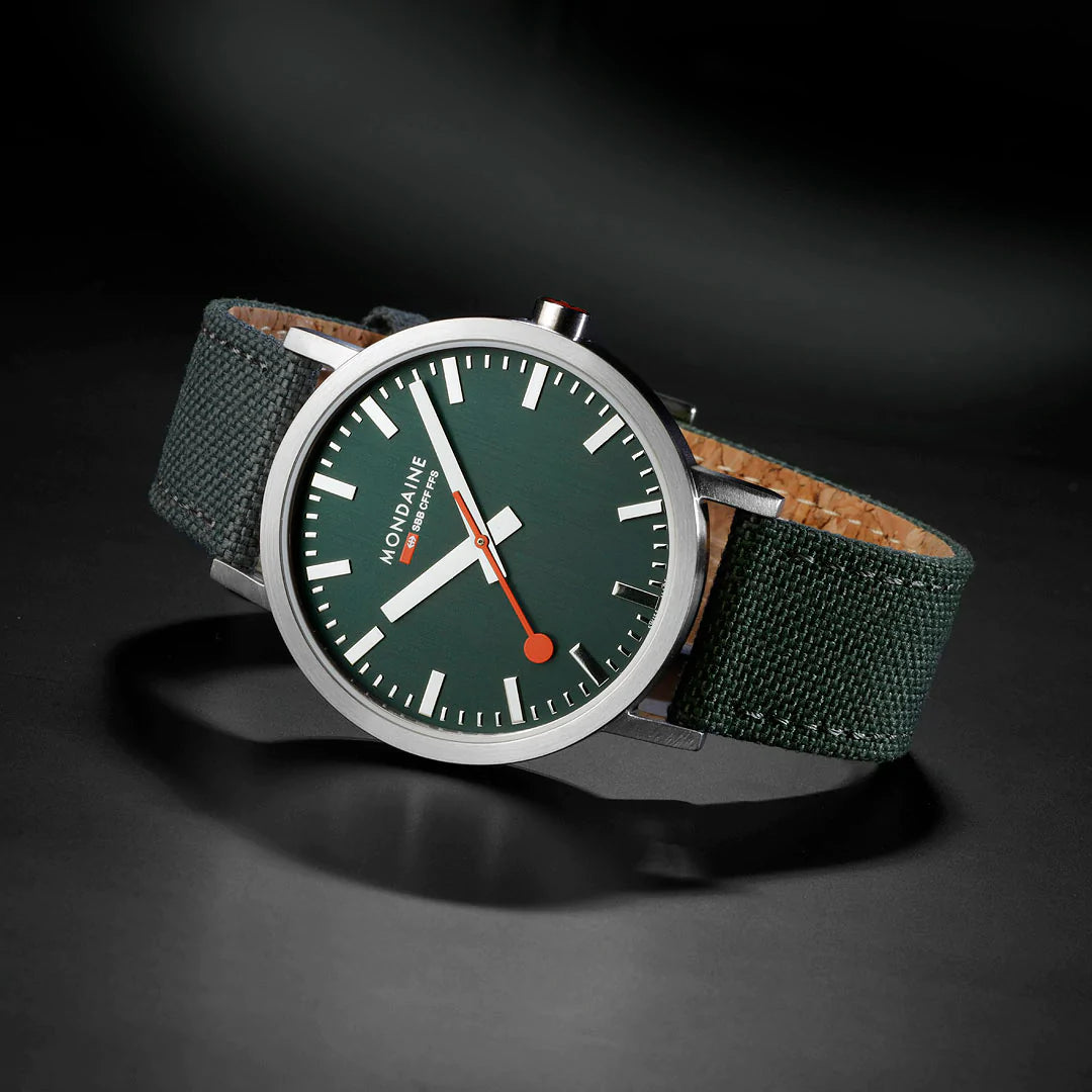 MONDAINE Forest Green Classic Watch