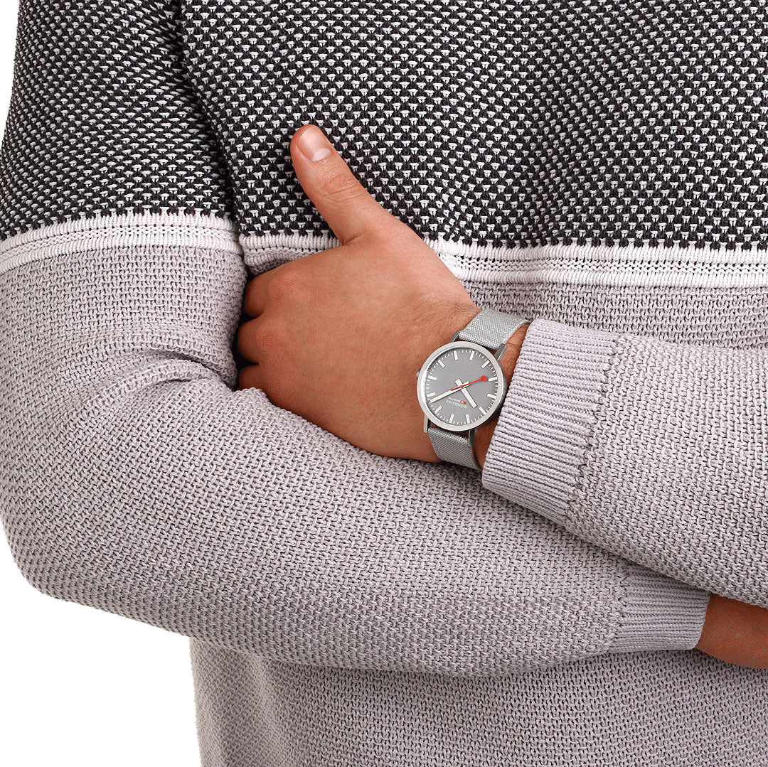 MONDAINE Alpine Grey Classic Watch