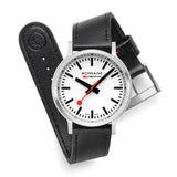 Mondaine Stop2Go White Super-Luminova® 41mm Watch