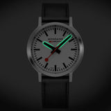 Mondaine Stop2Go White Super-Luminova® 41mm Watch