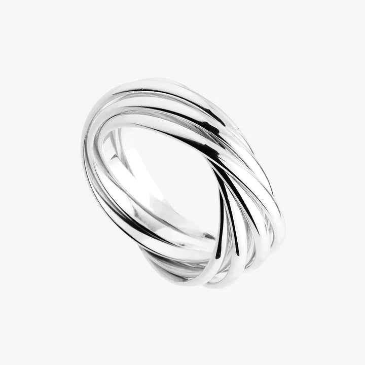 Najo Revival Six-Band Silver Ring