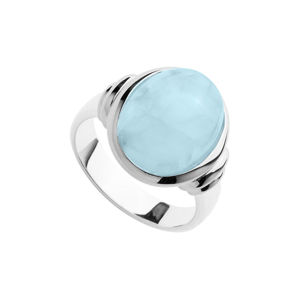 Najo Ulysses Aquamarine Silver Ring