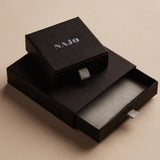 Najo Tessera Mens Oxidised Ring