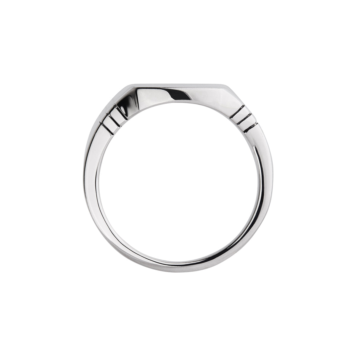 Najo Quadris Mens Silver Ring