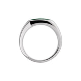 Najo Expedition Mens Silver & Malachite Ring