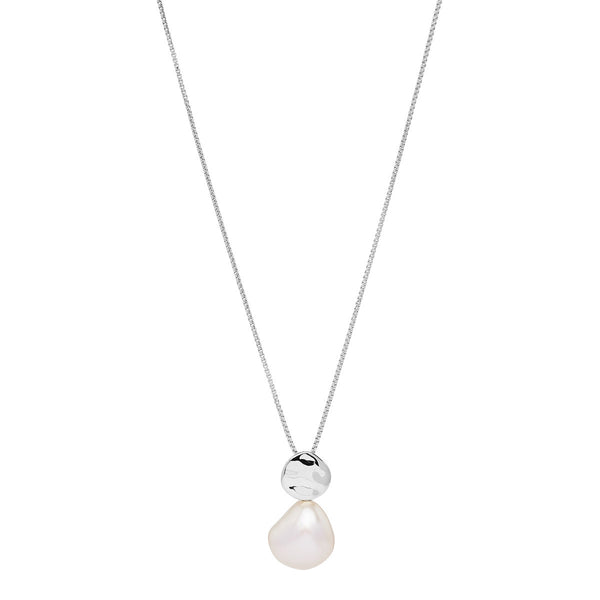 Najo Renaissance Silver Pearl Necklace