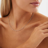 Najo Birdsong Silver Chain Necklace