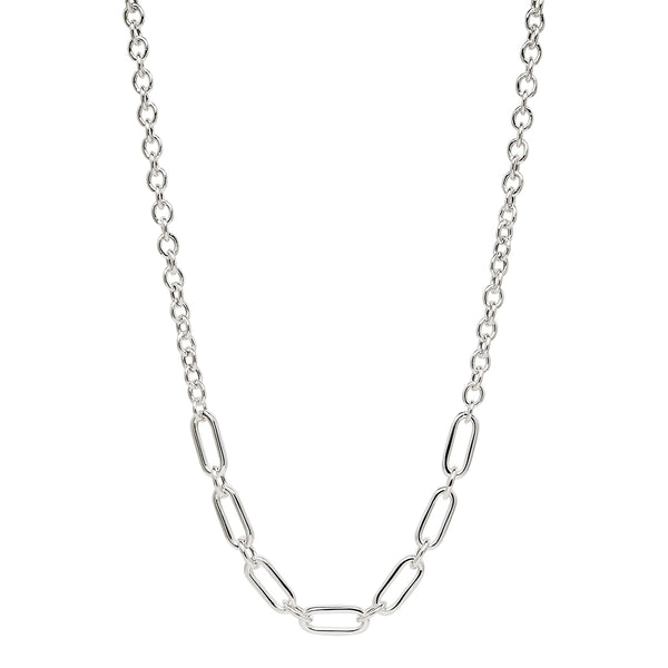 Najo Sentiero Silver Chain Necklace