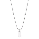 Najo Insignia Mens Silver Necklace