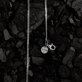 Najo Cuban Mens Silver Chain