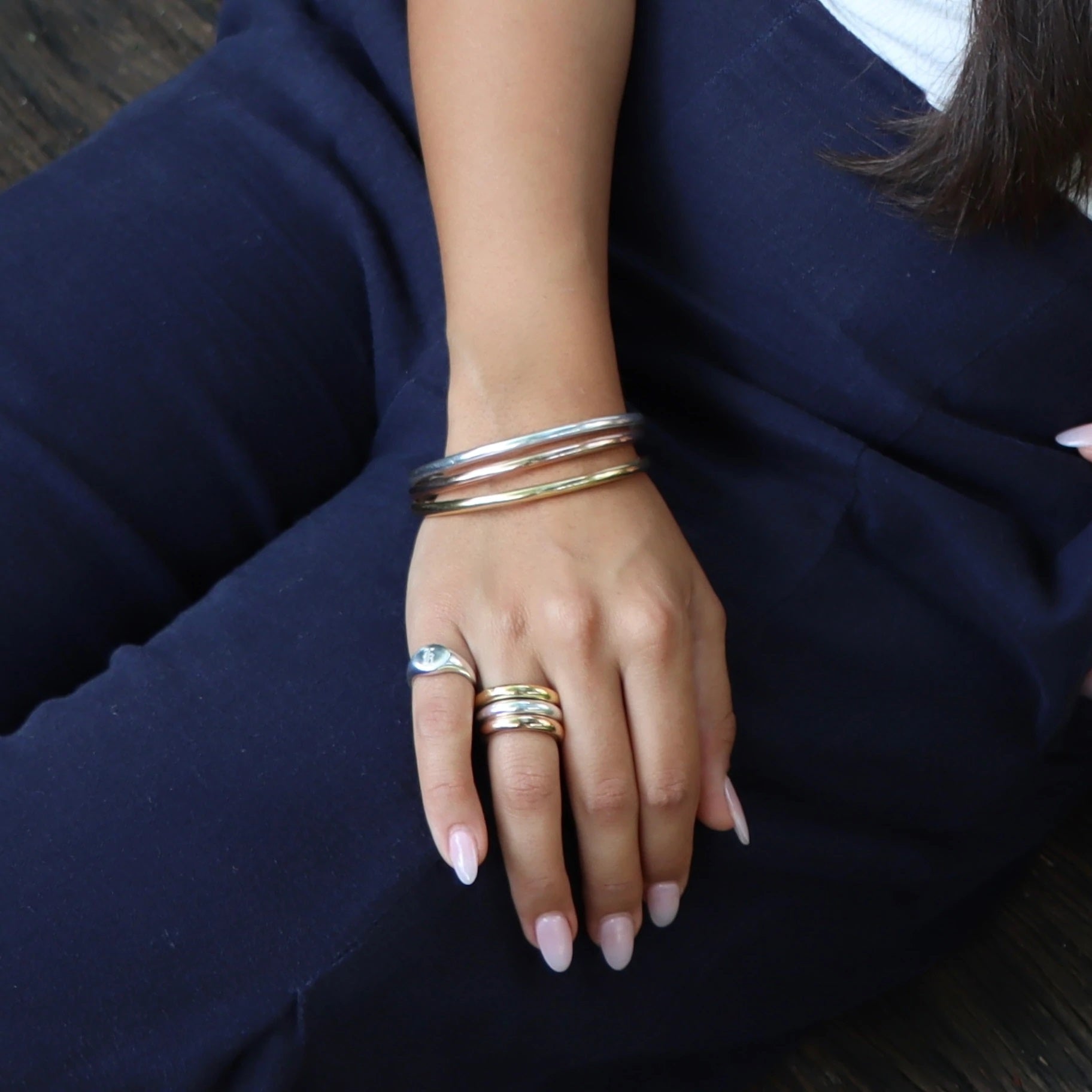 NAJO Simplicity Yellow Gold Bangle