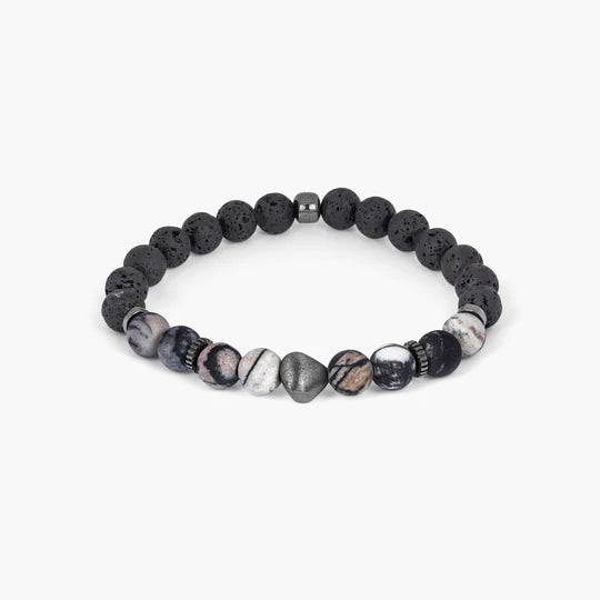 Tateossian Spiderweb Jasper Nugget Bracelet